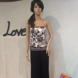 5/$25 Flowered strapless Bustier